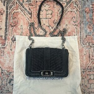Quilted Denim Crossbody Bag | Rebecca Minkoff